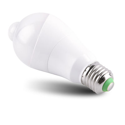 9W Outdoor PIR Sensor Light Bulb With ABS+PC Housing Material