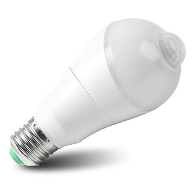 Passive Infrared PIR Sensor Light Bulb 3000k-6500k Color Temperature