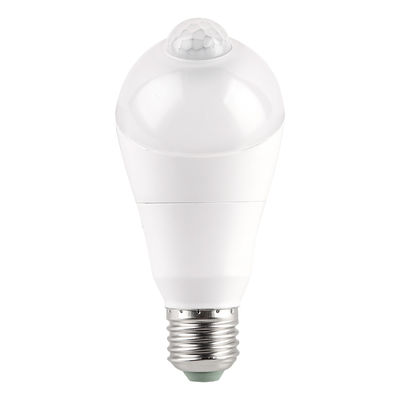 Passive Infrared PIR Sensor Light Bulb 3000k-6500k Color Temperature