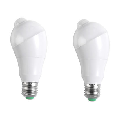 Passive Infrared PIR Sensor Light Bulb 3000k-6500k Color Temperature