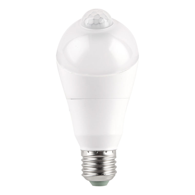 9W Outdoor PIR Sensor Light Bulb With ABS+PC Housing Material